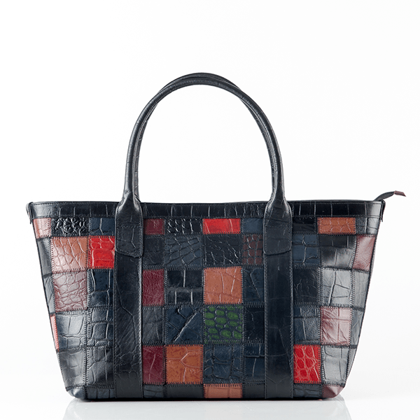 Patchwork * Black Tote Bag