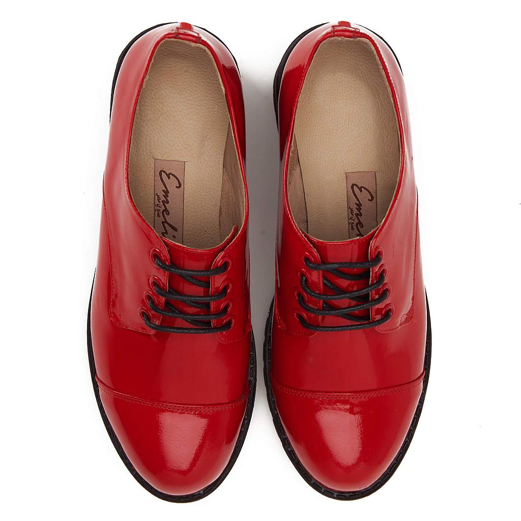 Red Lace Up Oxfords