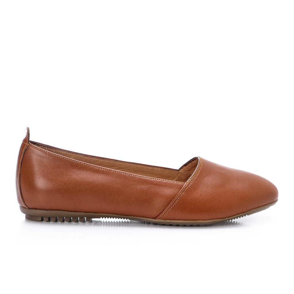 Havana Leather Flats