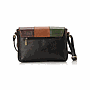 Multicolored Matt Leather Cross Bag