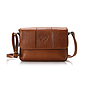 Havana Matt Leather Cross Bag