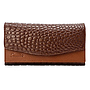 Havana Croc Leather Wallet